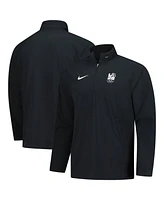 Nike Men's Black LA28 Summer Olympics Lightweight Quarter-Zip Coaches Jacket