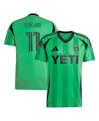 Adidas Men's Osman Bukari Green Austin Fc 2025 The Heartbeat Kit Replica Player Jersey