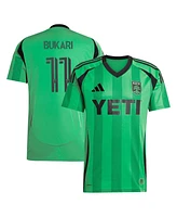 Adidas Men's Osman Bukari Green Austin Fc 2025 The Heartbeat Kit Replica Player Jersey