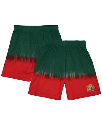 Mitchell & Ness Men's Green Seattle Supersonics Tie-Dye Shorts