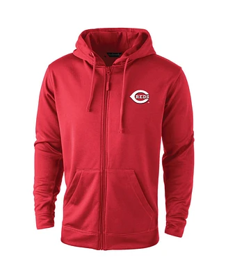 Dunbrooke Men's Red Cincinnati Reds Trophy Full-Zip Hoodie