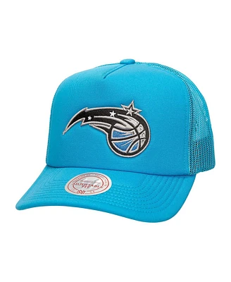 Mitchell & Ness Men's Blue Orlando Magic Core Evergreen Otc Trucker Adjustable Hat