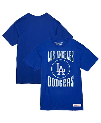 Mitchell & Ness Men's Royal Los Angeles Dodgers Arched Logo Slub T-Shirt