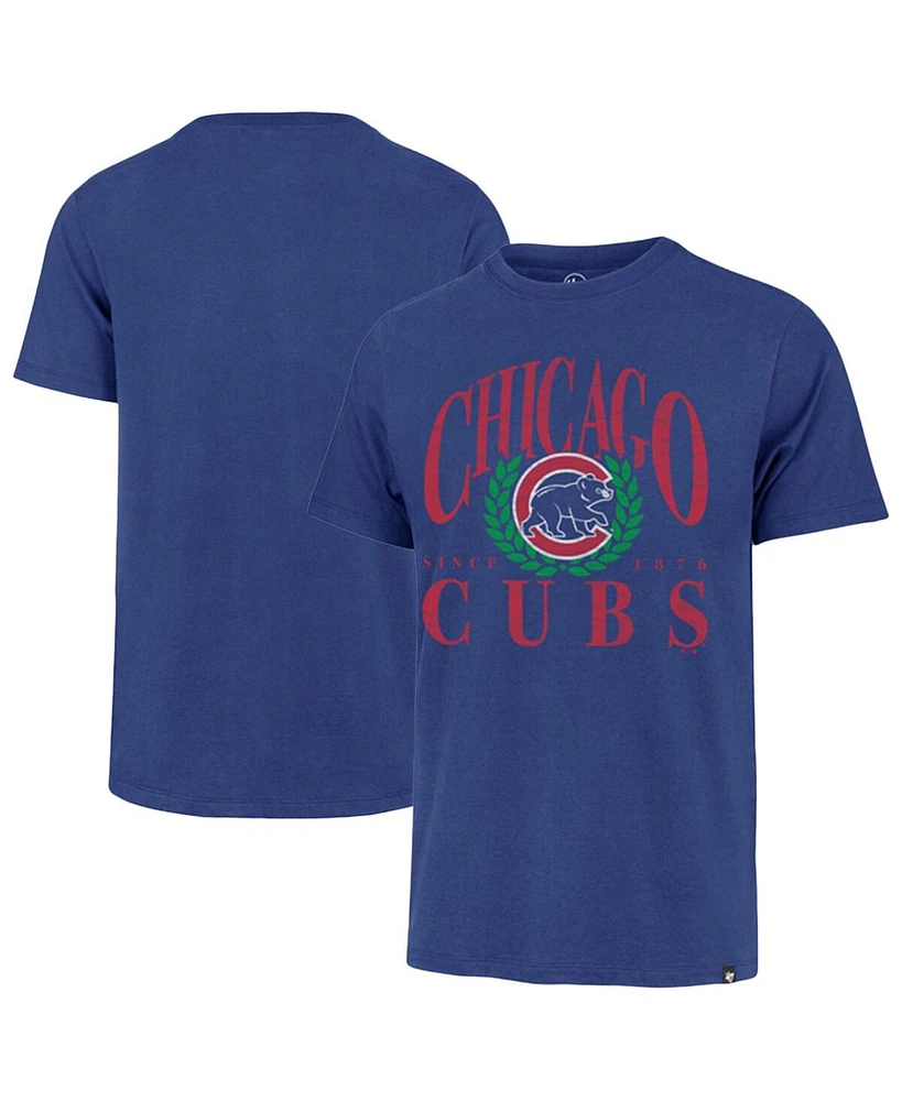 '47 Brand Men's Royal Chicago Cubs Pitchout Franklin T-Shirt