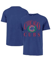 '47 Brand Men's Royal Chicago Cubs Pitchout Franklin T-Shirt