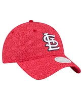 New Era Women's Red St. Louis Cardinals Don't Worry 9TWENTY Adjustable Hat