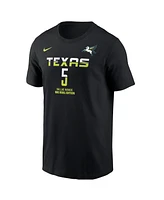 Nike Men's Paige Bueckers Black Dallas Wings 2025 Wnba Draft Rebel Edition Name Number T-Shirt