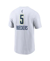Nike Men's Paige Bueckers White Dallas Wings 2025 Wnba Draft Heroine Edition Name Number T-Shirt
