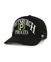 '47 Brand Men's Black Pittsburgh Pirates Pitchout Rope Hitch Adjustable Hat