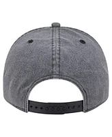 New Era Men's Charcoal Oklahoma City Thunder Throwback Washed Pre-Curved 9FIFTY Snapback Hat