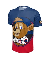 Foco Men's Royal/Red Chicago Cubs Big Logo Mascot T-Shirt