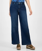 Style & Co Petite Wide-Leg Jeans, Exclusively at Macy's
