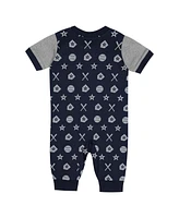 Outerstuff Newborn Navy New York Yankees Hard 90 Coveralls