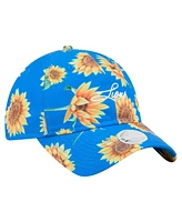 New Era Women's Blue Detroit Lions Adventure Sunflower 9TWENTY Adjustable Hat