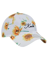 New Era Women's White New York Knicks Adventure Flower 9TWENTY Adjustable Hat