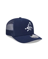 New Era Men's Navy Dallas Cowboys 9SEVENTY Stretch snap Trucker Hat