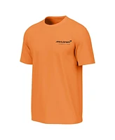 Outerstuff Men's Orange McLaren F1 Team City Line Up Washed T-Shirt