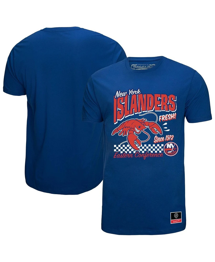 Mitchell & Ness Men's Royal New York Islanders Local Food T-Shirt