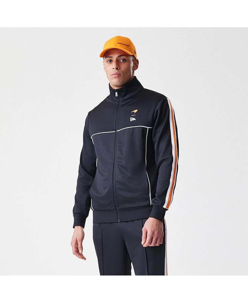 New Era Men's Black McLaren F1 Team Full-Zip Track Jacket