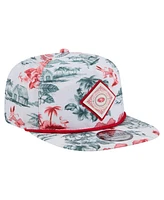 New Era Men's White San Francisco 49ers Adventure Golfer Snapback Hat