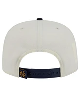 New Era Men's White Notre Dame Fighting Irish Collegiate 9FIFTY A-Frame Snapback Hat