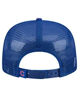 New Era Men's Royal Chicago Cubs Retro Satin Script Golfer Adjustable Hat