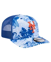 New Era Men's Royal New York Mets Hula Trucker 9SEVENTY Adjustable Hat