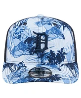 New Era Men's Navy Detroit Tigers Hula Trucker 9SEVENTY Adjustable Hat