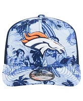 New Era Men's Navy Denver Broncos Hula Trucker 9SEVENTY Adjustable Hat
