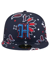 New Era Men's Navy Houston Texans Paisley 59FIFTY Fitted Hat