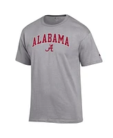 Champion Men's Heather Gray Alabama Crimson Tide Arch Over Logo T-Shirt