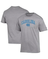 Champion Men's Heather Gray North Carolina Tar Heels Arch Over Logo T-Shirt