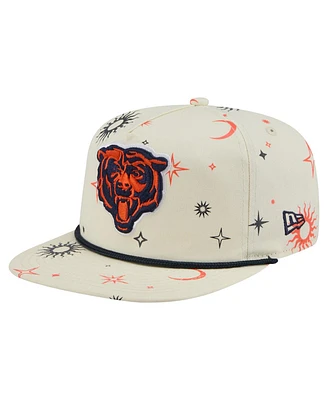 New Era Men's Stone Chicago Bears Celestial Golfer Adjustable Hat