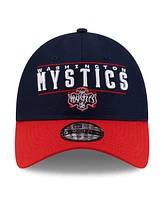 New Era Men's and Women's Navy/Red Washington Mystics 2025 Wnba Draft 9TWENTY Adjustable Hat