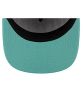 New Era Men's and Women's Black/Green New York Liberty 2025 Wnba Draft A-Frame 9FIFTY Snapback Hat