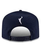New Era Men's and Women's Navy/Red Indiana Fever 2025 Wnba Draft A-Frame 9FIFTY Snapback Hat