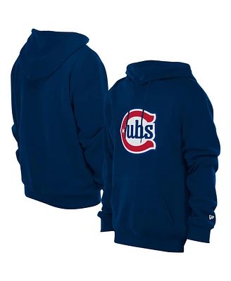 New Era Men's Navy Chicago Cubs Star Alternative Logo Pullover Hoodie
