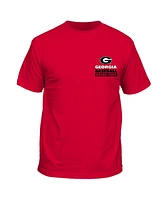 Hanes Men's and Women's Red Georgia Bulldogs Feed The Trees Baseball T-Shirt