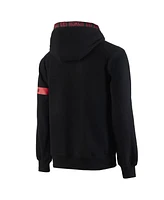Two Hype x Nba Men's Black Chicago Bulls Culture Hoops Collection Premium Pullover Hoodie