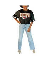 Gameday Couture Women's Black Kansas City Chiefs Game Face Fashion Jersey
