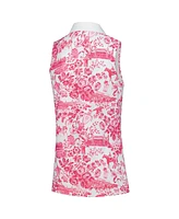 Smith & Quinn Women's White Kentucky Derby Alice Sleeveless Polo