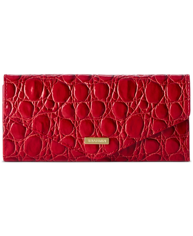Brahmin Veronica Sriracha Vanderbilt Leather Wallet