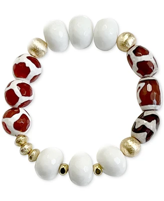 Michael Gabriel Designs Safari bead Stretch Bracelet