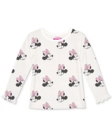 Disney Baby Girls Minnie Mouse Jacket, Top & Ribbed Leggings, 3 Piece Set