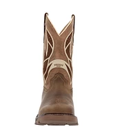 Georgia Boot Men's Carbo-Tec Flx Alloy Toe Pull-on with InsulKul Work