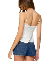 Edikted Women's Kelli Floral Babydoll Tank Top