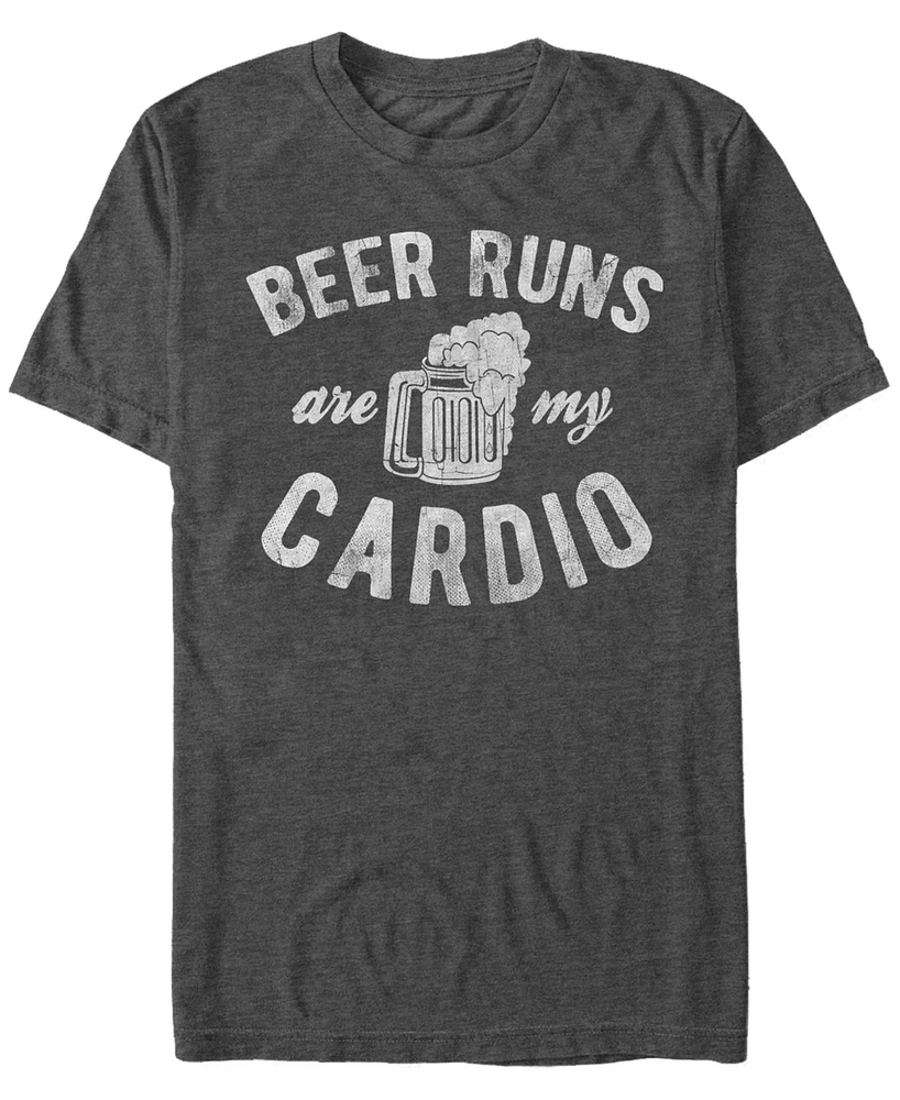 Fifth Sun Men's Beer Run Cardio Short Sleeve T-Shirt