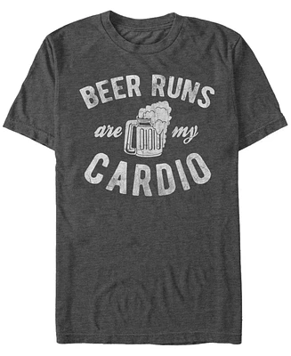 Fifth Sun Men's Beer Run Cardio Short Sleeve T-Shirt