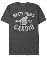 Fifth Sun Men's Beer Run Cardio Short Sleeve T-Shirt
