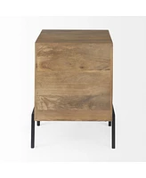 Versatile Solid Wood Square End Table – Perfect for Any Room